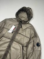 C.P. COMPANY 038A NADA SHELL LENS JACKET WITH PRIMALOFT - VINTAGE KHAKI - Large  / 23” P2P - Image 3