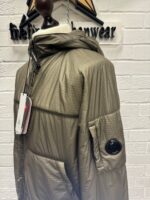 C.P. COMPANY 038A NADA SHELL LENS JACKET WITH PRIMALOFT - VINTAGE KHAKI - Large  / 23” P2P - Image 8
