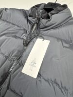 CP COMPANY NYCRA-R DOWN JACKET IN SMOKE GREY - Image 4