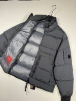 CP COMPANY 172A NYCRA-R DOWN JACKET IN SMOKE GREY - Image 6