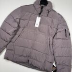 Brand New CP COMPANY 016A Chrome R Down Jacket in Purple Dove  - XL / 25” p2p