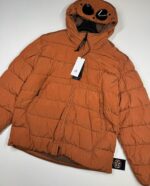 CP COMPANY 079A Chrome R Down Jacket in Bombay Brow Orange