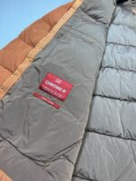 CP COMPANY 079A Chrome R Down Jacket in Bombay Brow Orange - Image 4