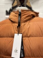 CP COMPANY 079A Chrome R Down Jacket in Bombay Brow Orange - Image 6