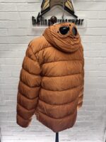 CP COMPANY 079A Chrome R Down Jacket in Bombay Brow Orange - Image 10