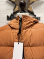CP COMPANY 079A Chrome R Down Jacket in Bombay Brow Orange - Image 12