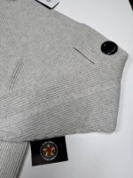 C.P. Company Knitwear ribbed crew neck lambswool GRS pull over. - XL / 23” - Image 3
