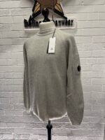 C.P. Company Knitwear ribbed crew neck lambswool GRS pull over. - XL / 23” - Image 4