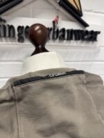 CP COMPANY 057A GARMENT DYED LIGHT FLEECE OPEN HOODED SWEATSHIRT IN WALNUT 359 - Large / P2P 23” - Image 6