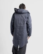 CP COMPANY MICRO KEI EXPLORER LONG PARKA 2 in 1 JACKET - BLACK SAND - Large / P2P 25” outer measurement - Image 12