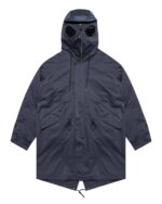 CP COMPANY MICRO KEI EXPLORER LONG PARKA 2 in 1 JACKET - BLACK SAND - Large / P2P 25” outer measurement - Image 14