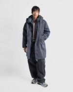 CP COMPANY MICRO KEI EXPLORER LONG PARKA 2 in 1 JACKET - BLACK SAND - Large / P2P 25” outer measurement - Image 10
