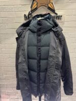 CP COMPANY MICRO KEI EXPLORER LONG PARKA 2 in 1 JACKET - BLACK SAND - Large / P2P 25” outer measurement - Image 5