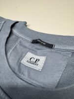 Cp Company 060B Brushed Emerized Diagonal Fleece Sweatshirt in Blue - Image 10