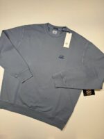 Cp Company 060B Brushed Emerized Diagonal Fleece Sweatshirt in Blue - Image 5