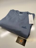 Cp Company 060B Brushed Emerized Diagonal Fleece Sweatshirt in Blue - Image 2