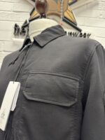 C.P COMPANY 256A Nylon Doube Weave Overshirt in Black - Image 3