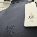 Cp Company 060B Brushed Emerized Diagonal Fleece Sweatshirt in Navy