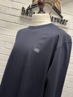 CP Company 055A Mercerized Light Jersey 70/2 T-Shirt in Navy   -   XXXL / 26” p2p - Image 4