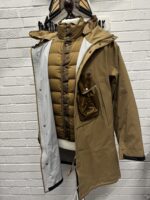 CP Company 234A Goretex Infinium Mixed Hooded 2 in 1 Long Jacket. - Image 10
