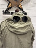 CP COMPANY 029A CHROME-R HOODED LENS OVERSHIRT IN WALNUT BROWN - Medium / 22” p2p - Image 10