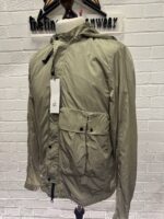 CP COMPANY 029A CHROME-R HOODED LENS OVERSHIRT IN WALNUT BROWN - Medium / 22” p2p - Image 12