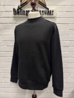 Cp Company 060B Brushed Emerized Diagonal Fleece Sweatshirt in Black   -   Medium / P2P 23” - Image 4