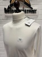 CP Company 055A Mercerized Light Jersey 70/2 T-Shirt in White