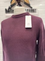 C.P. Company 044A Wool crew neck full rib pull over in potent purple  - Large / P2P 22” - Image 6
