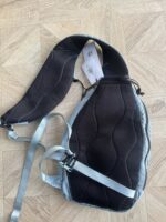 Cp Company 735A  medium sized cross bag in nylon B.       Colour - 809 / Blue - Image 5