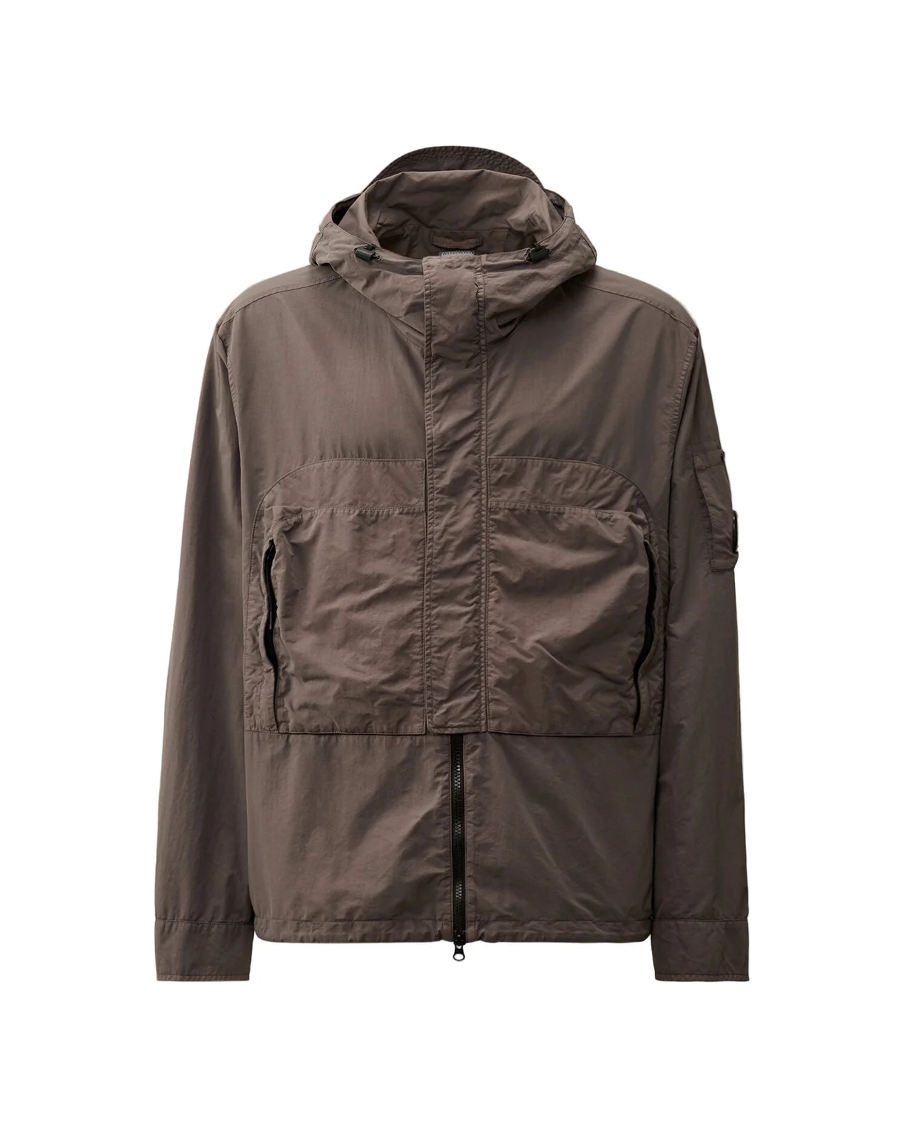 img_0137 CP COMPANY 132A FLATT NYLON HOODED LENS OVERSHIRT IN BOULEVARD VIOLET. - Image 1