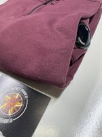 CP company 059A  Light Fleece 1/4 zip Sweatshirt in Potent Purple - Image 3