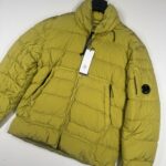 CP COMPANY 028A Eco-Chrome R Down Jacket in Golden Yellow