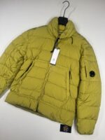 CP COMPANY 028A Eco-Chrome R Down Jacket in Golden Yellow