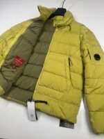 CP COMPANY 028A Eco-Chrome R Down Jacket in Golden Yellow - Image 2