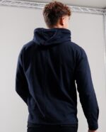 C.P. Company 162A Armored Stretch Satin Hooded Buttoned Overshirt in Black Sand / 995 - Image 4