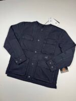 C.P. Company Armored Stretch Buttoned Overshirt in Navy. - Image 8