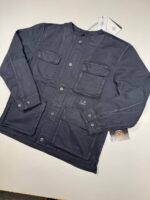 C.P. Company Armored Stretch Buttoned Overshirt in Navy. - Image 7
