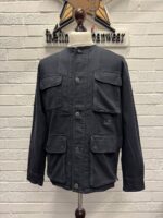 C.P. Company Armored Stretch Buttoned Overshirt in Navy. - Image 5