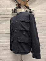 C.P. Company Armored Stretch Buttoned Overshirt in Navy. - Image 3
