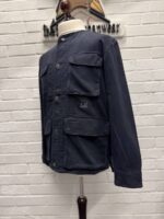 C.P. Company Armored Stretch Buttoned Overshirt in Navy.