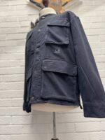 C.P. Company Armored Stretch Buttoned Overshirt in Navy. - Image 2