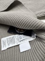 C.P. Company 184A Turtleneck Full Rib merino wool pull over in Vintage Khaki - Image 5