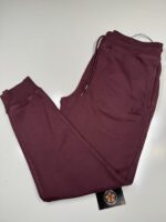 CP COMPANY 062B JOGGING PANT IN BRUSHED EMERIZED DIAGONAL FLEECE - Bordeaux/790 - Image 4