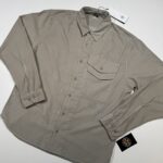 CP COMPANY  278A Corduroy Multi Pocket Shirt in Vintage Khaki / 327