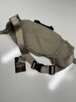 CP Company  Embroidered Logo Plain Paper Touch Belt Bag - Vintage Khaki - Image 2