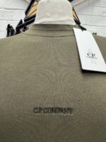 Cp Company 153A Brushed Emerized Diagonal Fleece Sweatshirt in Grape Leaf   -  XL / P2P 25.5” - Image 5