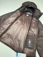 C.P. COMPANY 006A METROPOLIS PERTEX HOODED DOWN JACKET IN RUM & RAISEN - Image 3