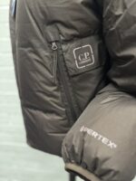 C.P. COMPANY 006A METROPOLIS PERTEX HOODED DOWN JACKET IN RUM & RAISEN - Image 14