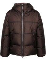 C.P. COMPANY 006A METROPOLIS PERTEX HOODED DOWN JACKET IN RUM & RAISEN